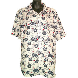 BDA Penn State, "We are" Miller Lite Short Sleeve Hawaiian Shirt - Men's Medium